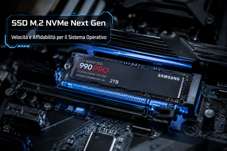 SSD M.2 rappresentano la soluzione più veloce e compatta
