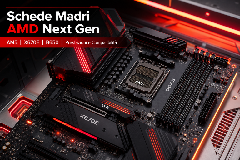 Schede Madri AMD  quale scegliere tra AM5 e AM4 in base alle tue esigenze